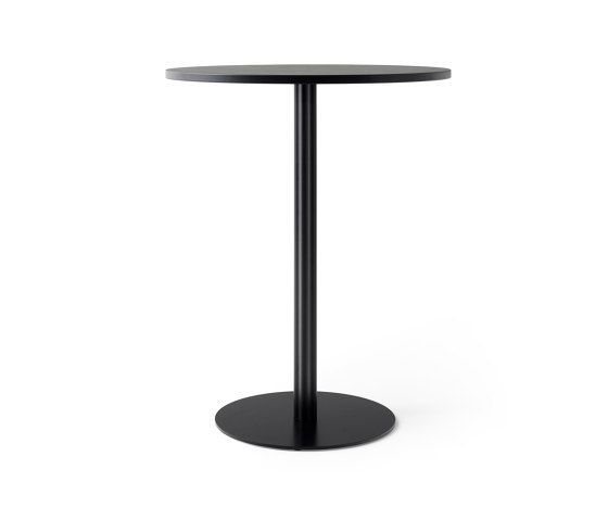 Harbour Column Counter Table | 60 / Charcoal Linoleum | Tables hautes | Audo Copenhagen