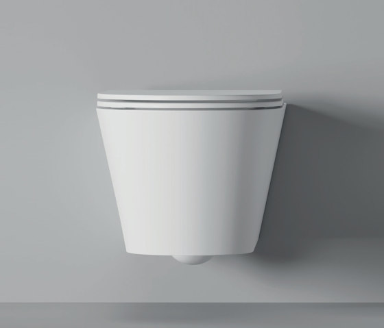 Toilette Hide Hung Round 57cm x 37cm | WCs | Alice Ceramica