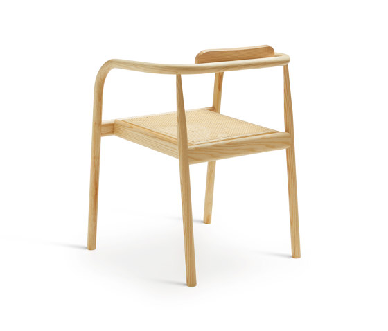 Ahm Chair | Natural Ash with Cane Seat | Chaises | Please Wait to be Seated