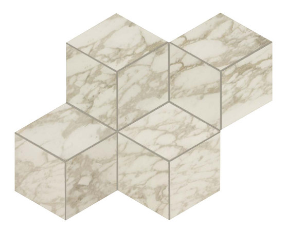 Marvel Royal Calacatta Mosaico Esagono Lappato | Ceramic flooring | Atlas Concorde
