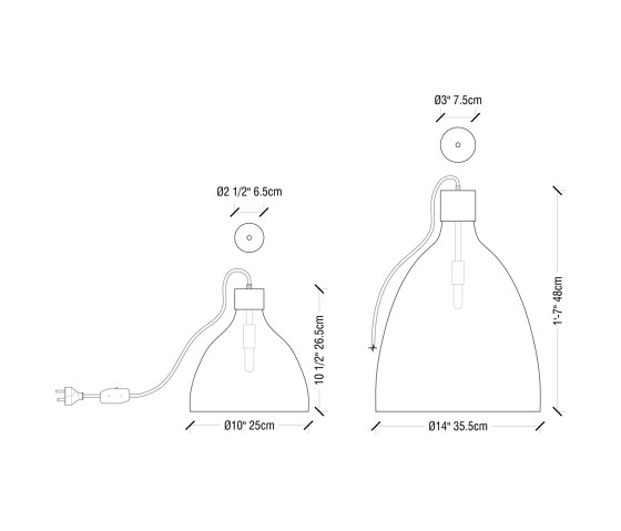 Bell Jar Light Small | Lampade tavolo | SkLO