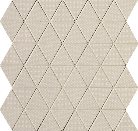 Pat Beige Triangolo Mosaico | Ceramic mosaics | Fap Ceramiche