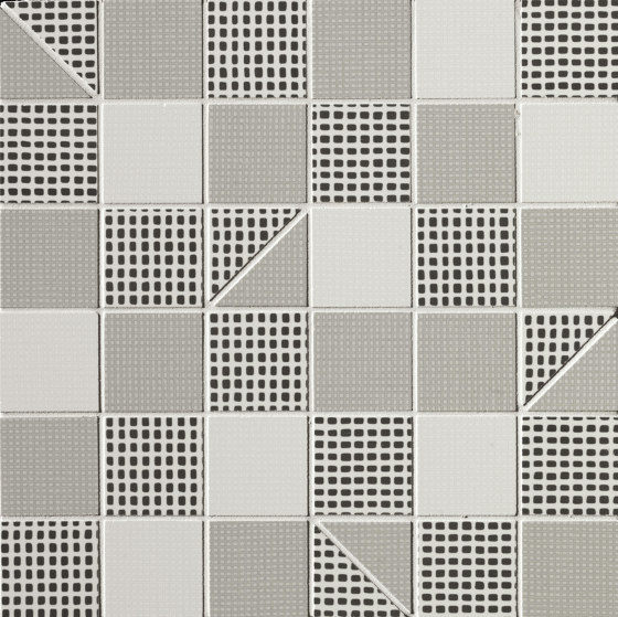 Pat Grey Slash Mosaico | Ceramic mosaics | Fap Ceramiche