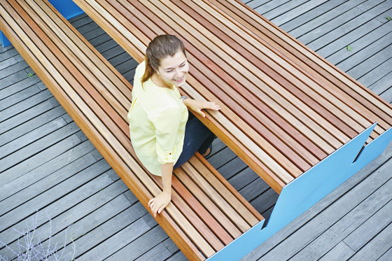 blocq | Park bench picnic set | Table-seat combinations | mmcité