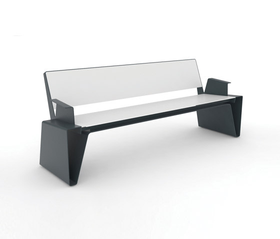 radium | Park bench with armrest | Benches | mmcité