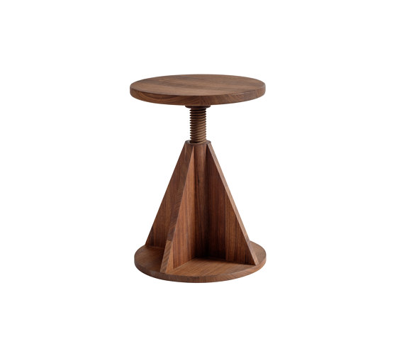 All Wood Stool Rocket Walnut | Sgabelli | Hem Design Studio