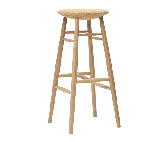 Drifted Bar Stool Light Cork / Oak | Bar stools | Hem Design Studio
