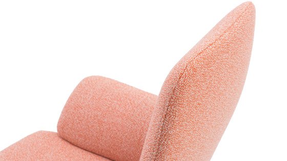 Hai Chair Melange Coral | Armchairs | Hem Design Studio