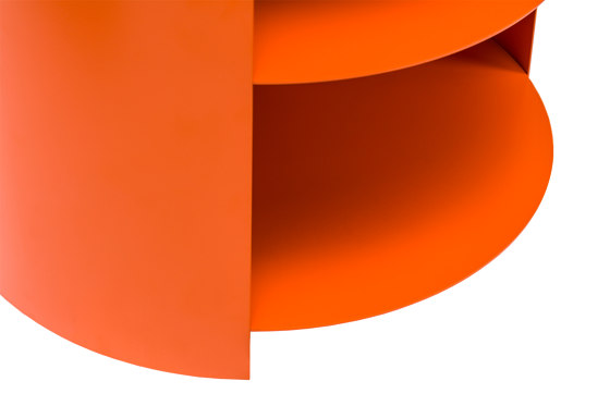 Hide Side Table Bright Orange | Mesillas de noche | Hem Design Studio