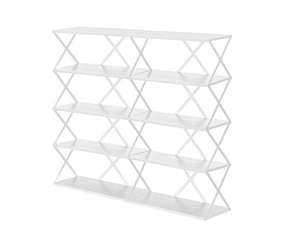 Lift 10 Shelf White | Estantería | Hem Design Studio