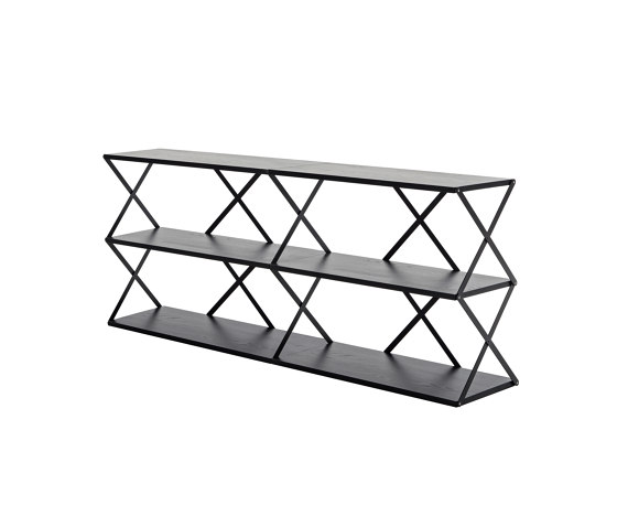 Lift 6 Shelf Black | Regale | Hem Design Studio