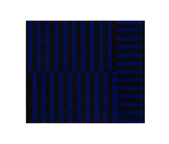 Stripe Rug Cobalt | Tapis / Tapis de designers | Hem Design Studio