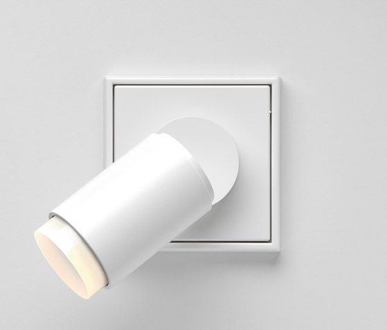 Plug & Light | LS 990 LED Spotlight white | Lampade parete | JUNG