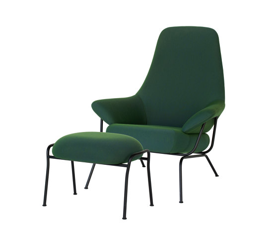 Hai Chair Peacock + Ottoman | Sillones | Hem Design Studio