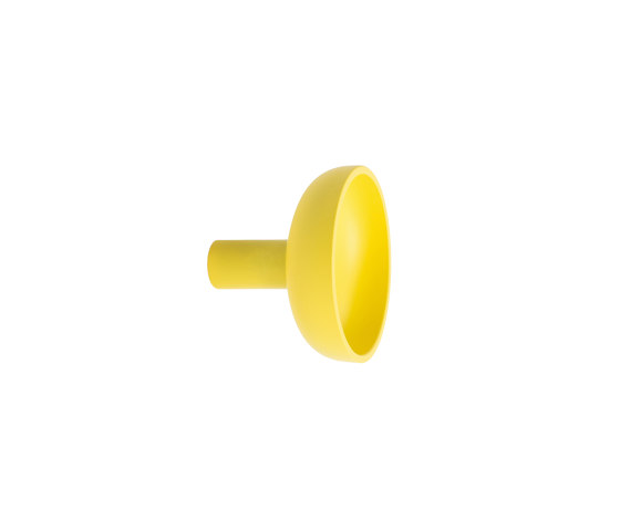 Punched Metal Hook Small Yellow | Single hooks | Hem Design Studio