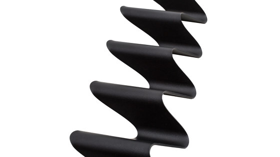 Ripple Coat Hanger Jet black | Hook rails | Hem Design Studio