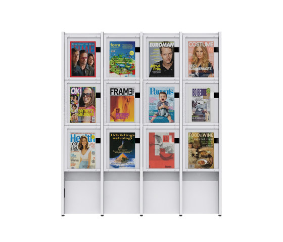 Ordrup Magazine Display Cabinet | Expositores publicitarios | Lammhults Biblioteksdesign