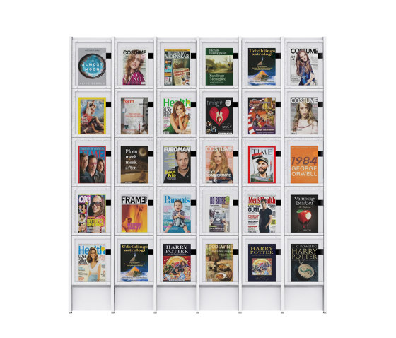 Ordrup Magazine Display Cabinet | Expositores publicitarios | Lammhults Biblioteksdesign