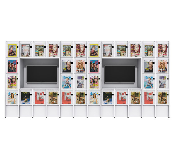 Ordrup Magazine Display Cabinet | Espositori | Lammhults Biblioteksdesign