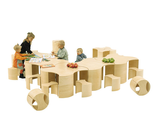 Puzzle | Taburetes para niños | Lammhults Biblioteksdesign