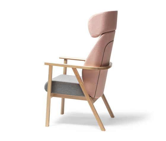 Santiago Relaxation Armchair with Headrest | Armchairs | TON A.S.