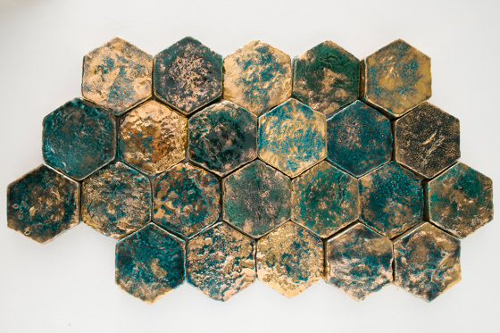 Ancient Lustre Rubboli 1873 | Smeraldo | Keramik Fliesen | Cotto Etrusco