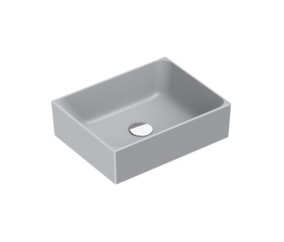 Zero 45x35 Satin Cement | Wash basins | Ceramica Catalano