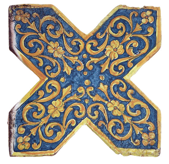 Medioevo | Decori Affreschi 05 | Ceramic tiles | Cotto Etrusco