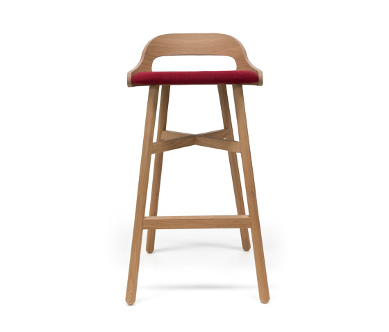 Be Wood Stool chair 4 veneer legs | Sgabelli bancone | Dynamobel