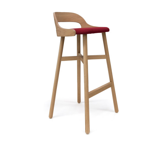 Be Wood Stool chair 4 veneer legs | Barhocker | Dynamobel
