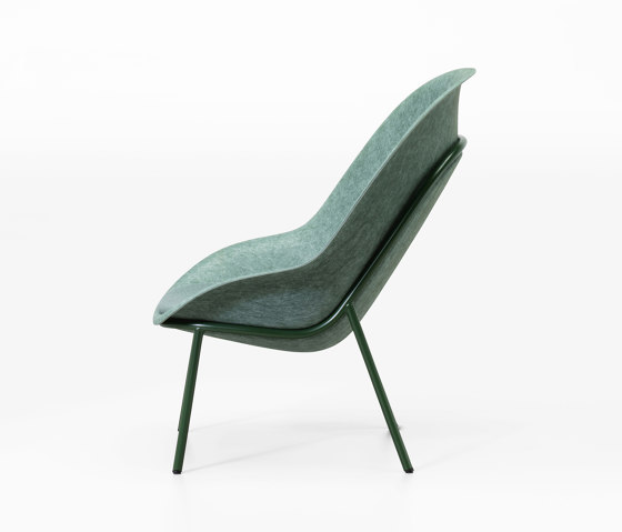 Nook PET Felt Lounge Chair | Sillones | De Vorm