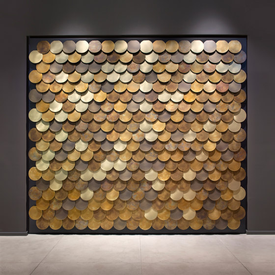Circle Wall | Metal tiles | De Castelli