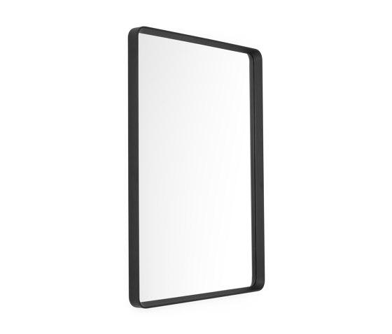 Norm Wall Mirror | Rectangular Black | Espejos | Audo Copenhagen