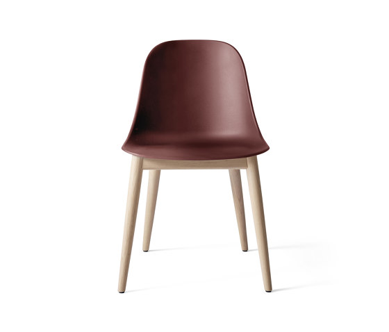 Harbour Dining Side Chair | Natural Oak / Burned Red Plastic | Stühle | Audo Copenhagen