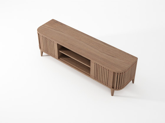 Koppar MEDIA CABINET WITH 2 DOORS AND REMOVABLE SHEL | Sideboards / Kommoden | Karpenter