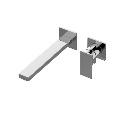 Incanto - Wall-mounted basin mixer with 23,5cm spout (Trim only) | Bath taps | Graff