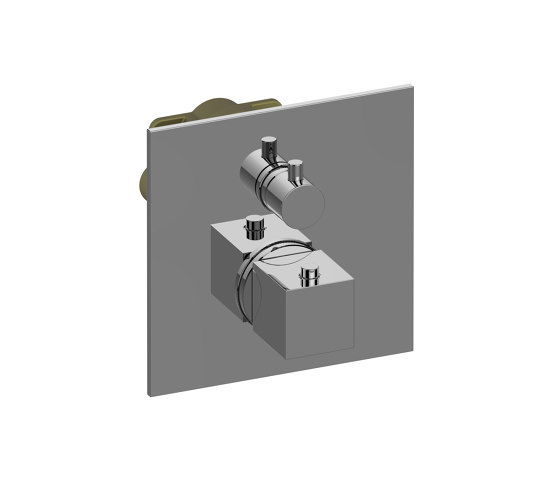 Incanto - Uni-Box - 3/4" concealed thermostatic and cut-off valve - exposed parts | Robinetterie de douche | Graff