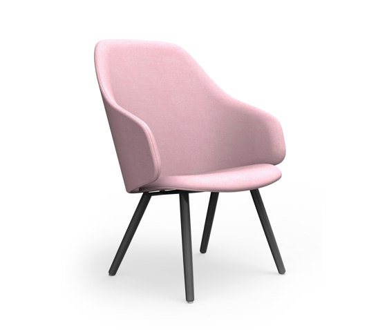 Sola Lounge Chair, Wooden Legs | Sedie | Martela
