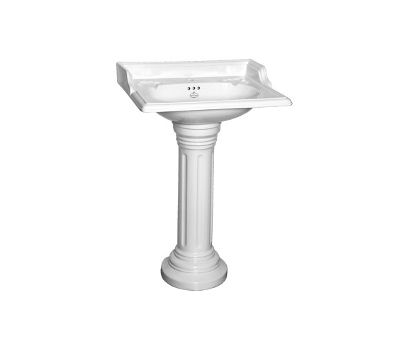 Oxford basin with fluted pedestal | Wash basins | Kenny & Mason