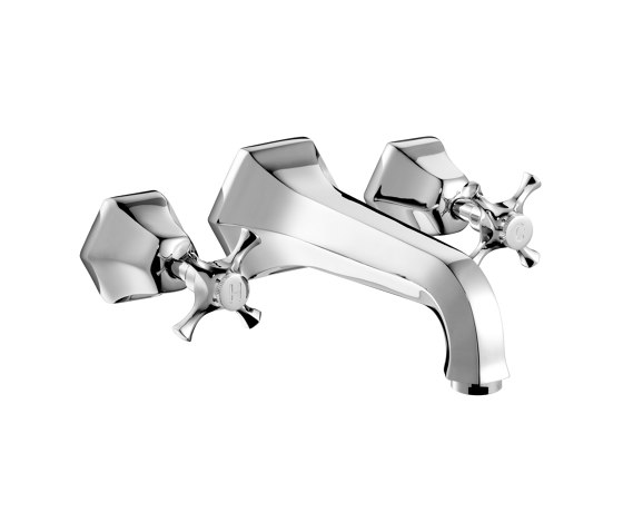 Cubist Wall Mounted Bath Mixer | Grifería para bañeras | Czech & Speake