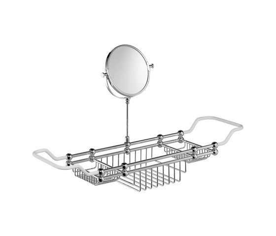 Edwardian Bath Rack with Mirror | Mensole / supporti mensole | Czech & Speake