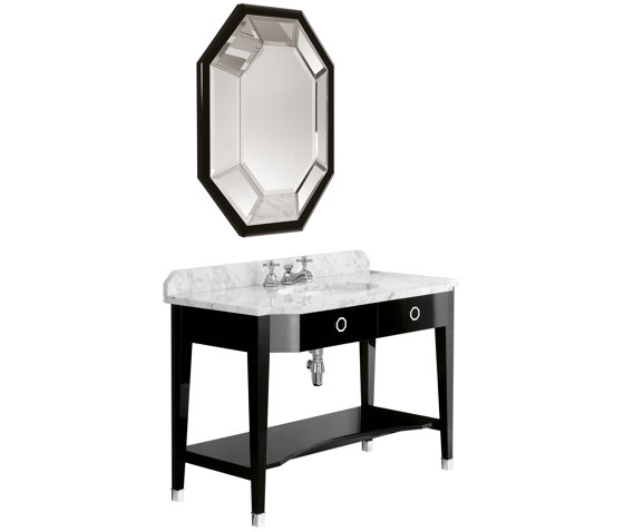 Cubist Vanity Console Table with Mirror | Lavabi | Czech & Speake