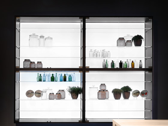 Multi-Material Wall Unit | Display cabinets | Rossana