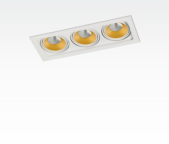 PICCOLO FRAME DEEP 3X CONE COB LED | Lampade soffitto incasso | Orbit