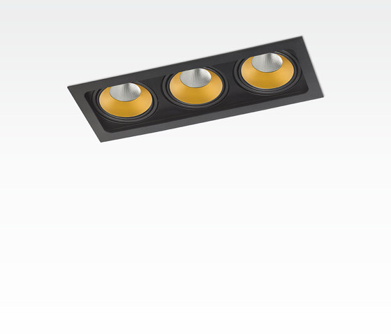PICCOLO FRAME DEEP 3X CONE COB LED | Lampade soffitto incasso | Orbit