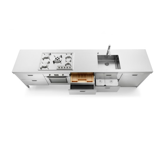 Waschen-kochen-Küchen
LC310-C60+F60+C60+C60+L60/1 | Kompaktküchen | ALPES-INOX