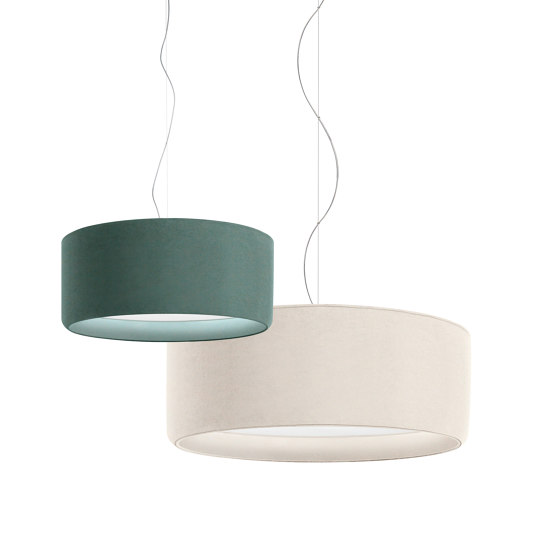 Cilindro Soft pendant light with fabric shade | Lámparas de suspensión | MODO luce