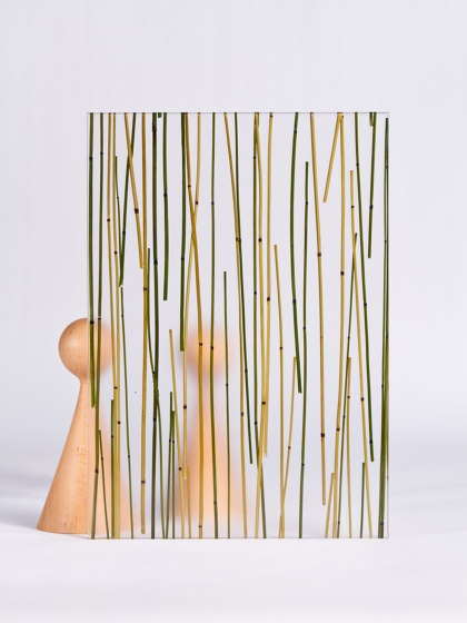 Invision bamboo green yellow | Synthetic panels | DesignPanel