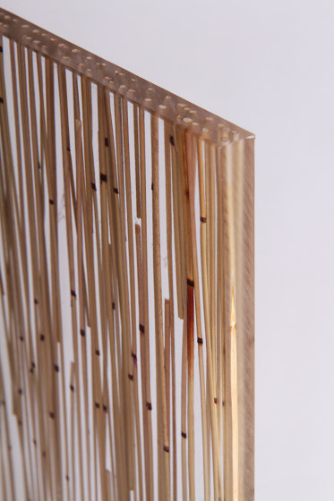 Invision bamboo nature brown | Plaques en matières plastiques | DesignPanel