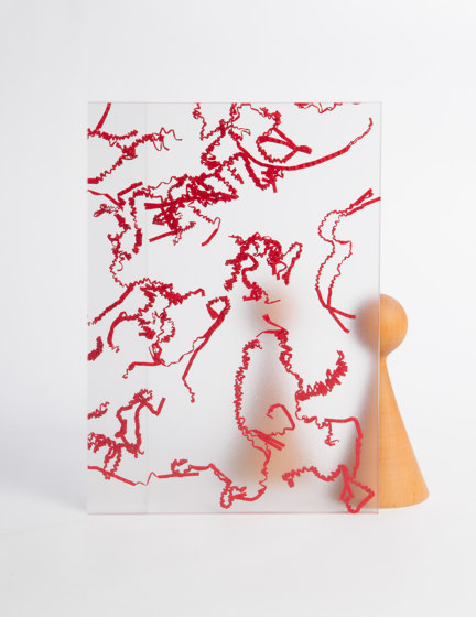 Invision crinkle red | Kunststoff Platten | DesignPanel